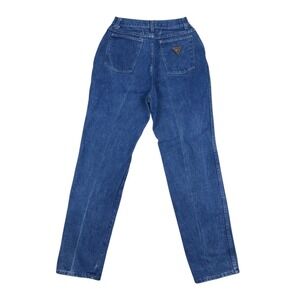 Vintage 80s Wrangler High Rise Mom Jeans Women's 26" Blue Denim USA IDEAL Zipper